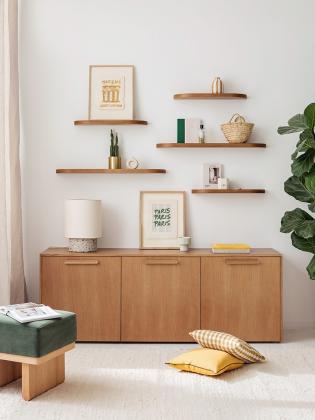 Buffet besta Amandier grisé