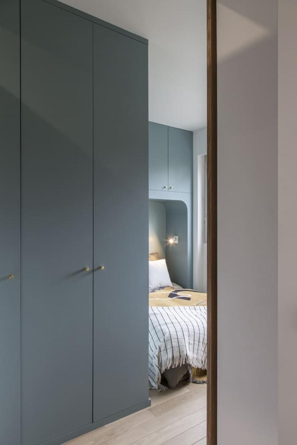 Blue wardrobe