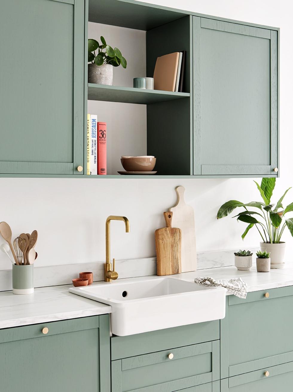 Kitchen in Green 03 - Vert de gris