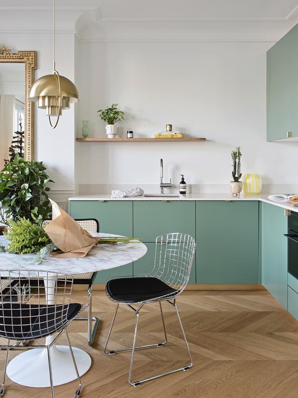 Kitchen in Green 03 - Vert de gris