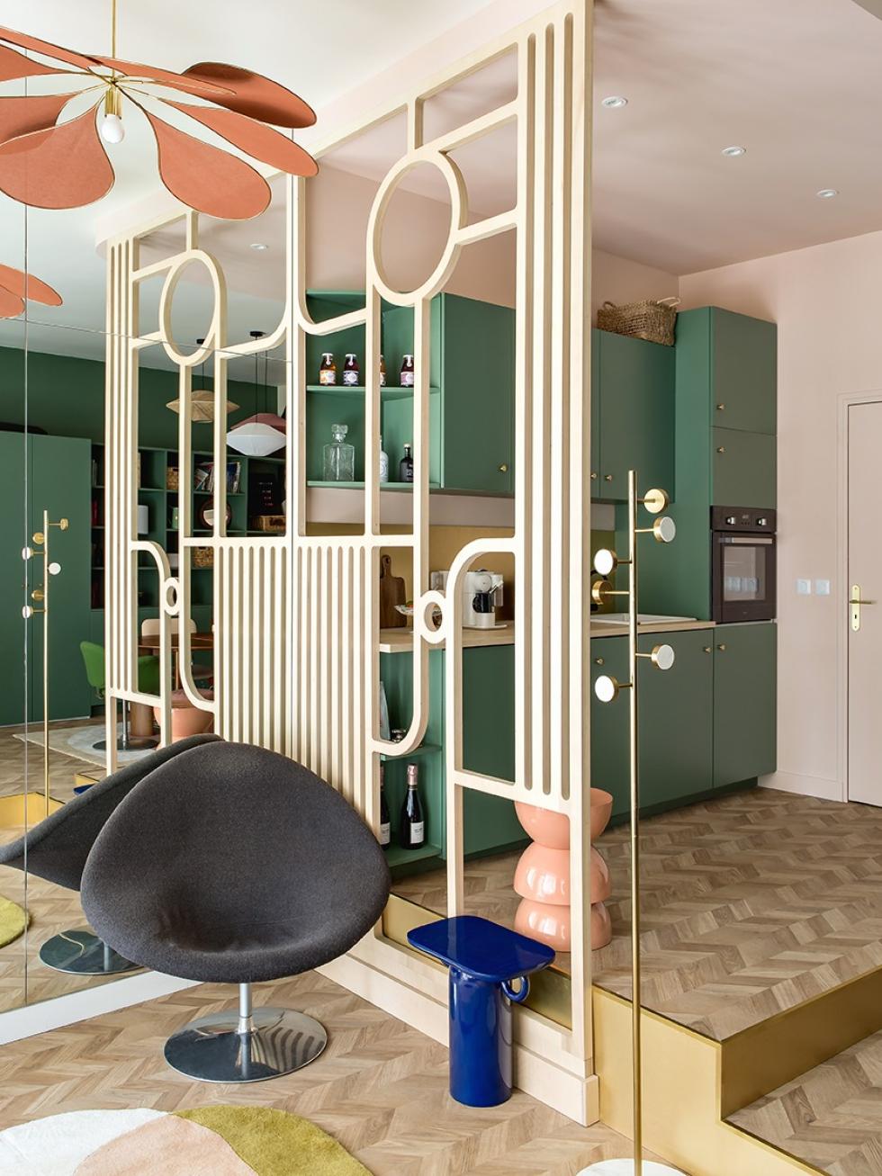 Kitchen in Green 03 - Vert de gris
