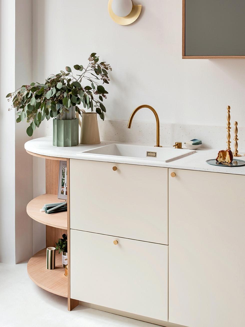 Küche in Beige - Ivoire