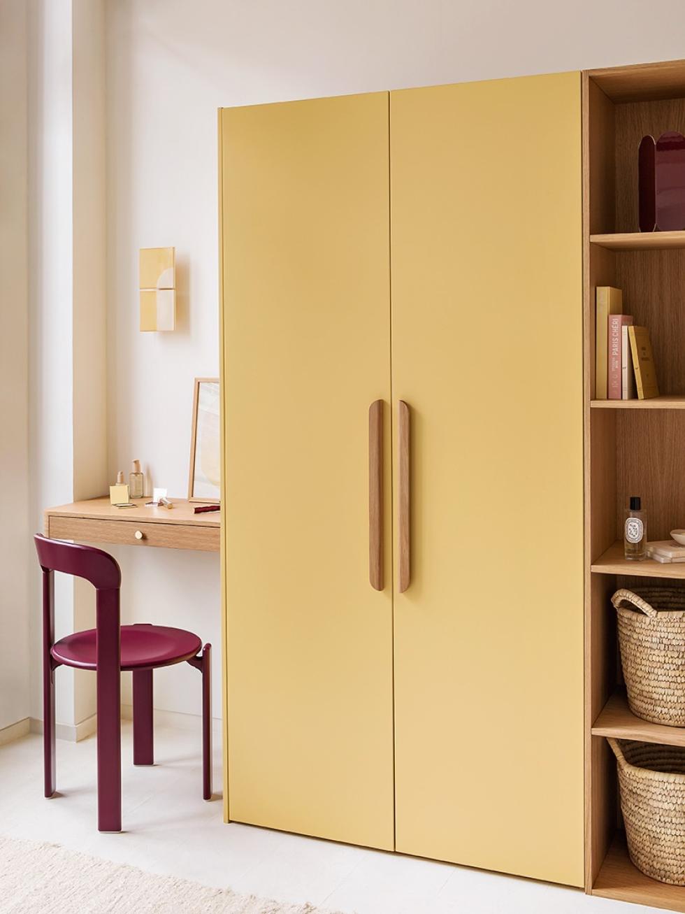 Kleiderschrank Beige 11 - India