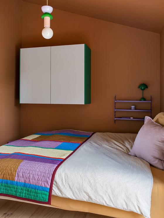 Noa's terracotta bedroom