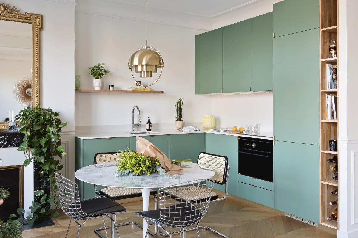 Kitchen in Green 03 - Vert de gris