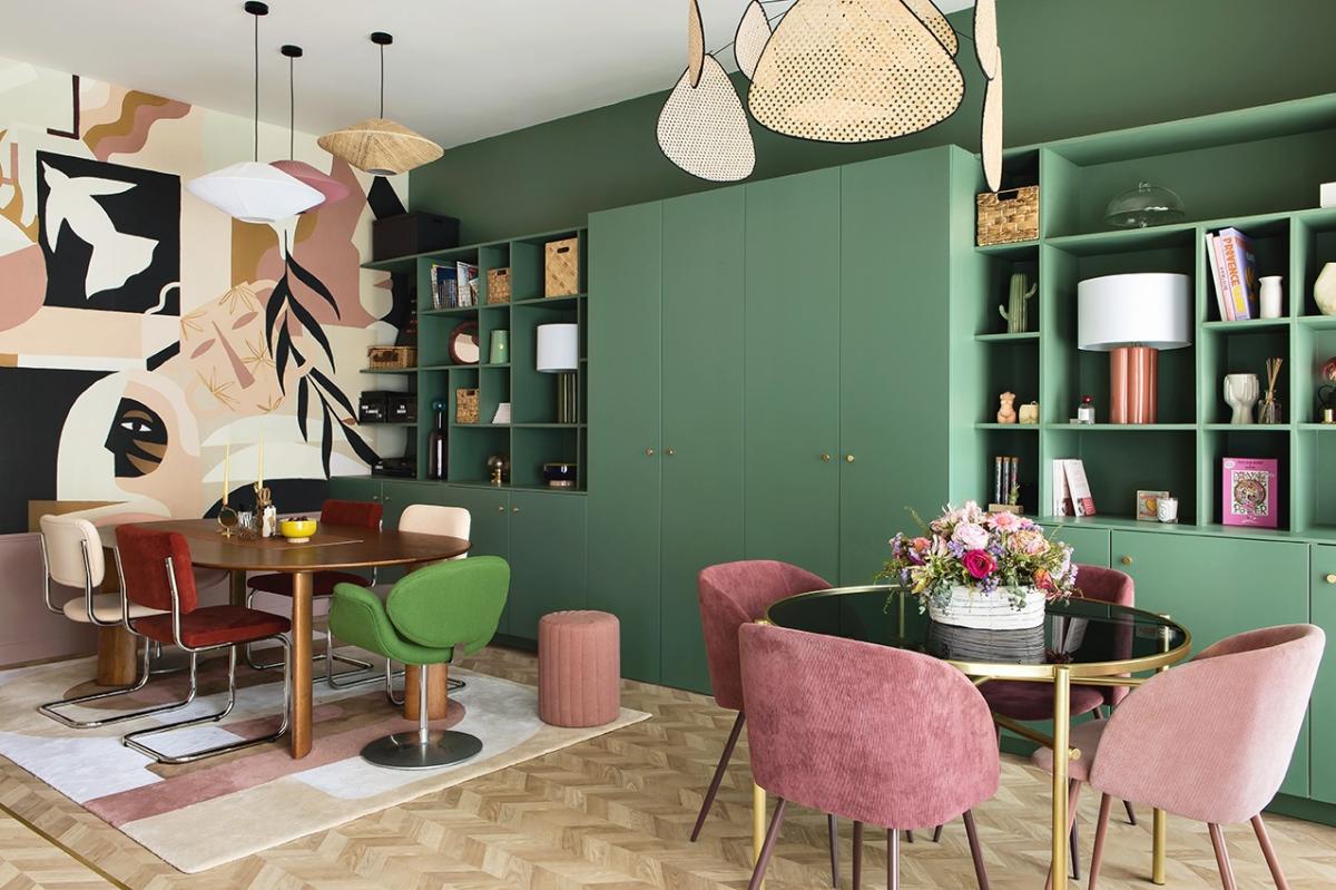 Bookcase in Green 03 - Vert de gris