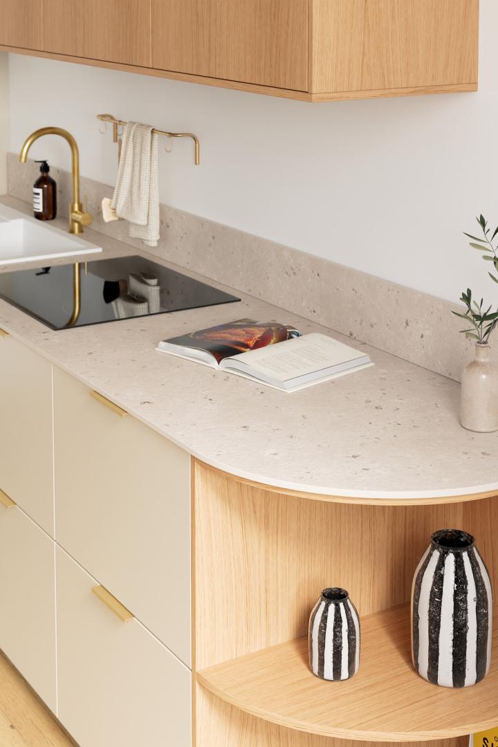 Terrazzo Natur Curved