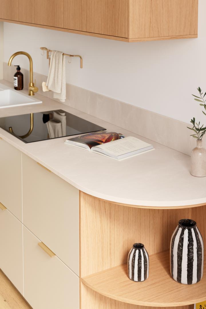 Worktop Curved Dune