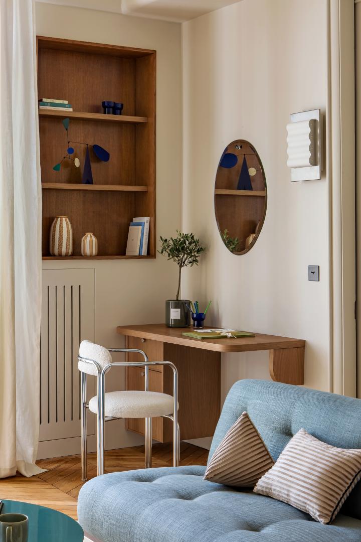 Honey oak Curved desk top