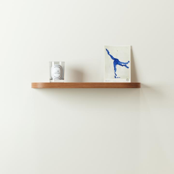 Double Curved floating shelf