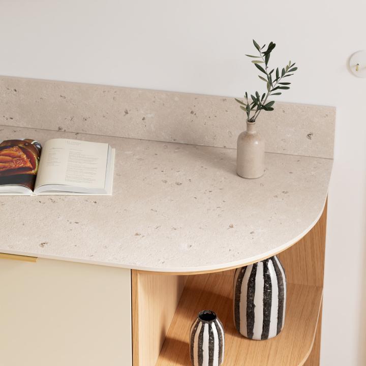 Terrazzo Natur Curved