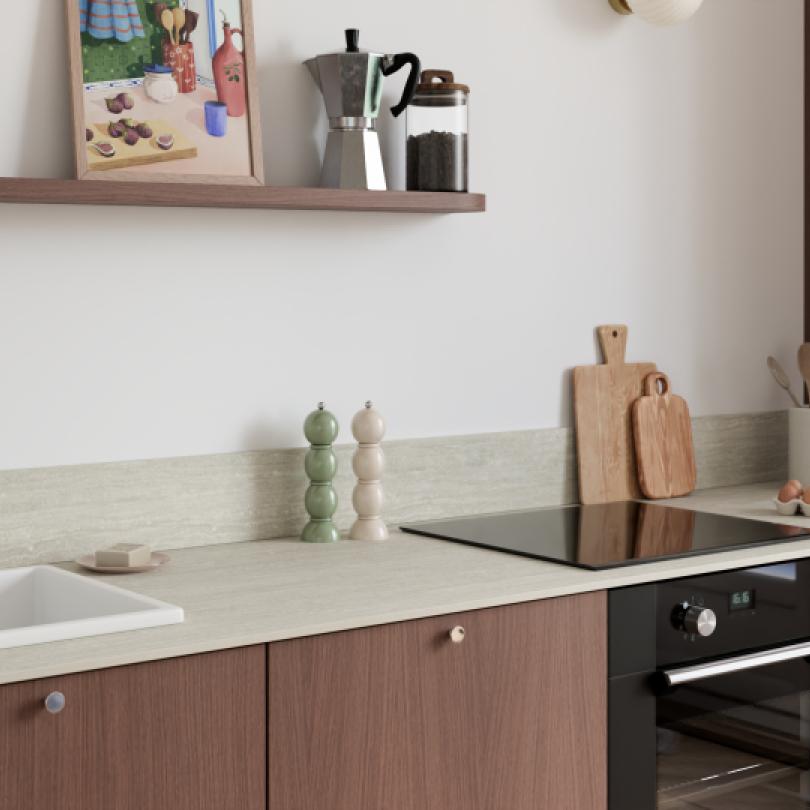 Backsplash Natural Travertine
