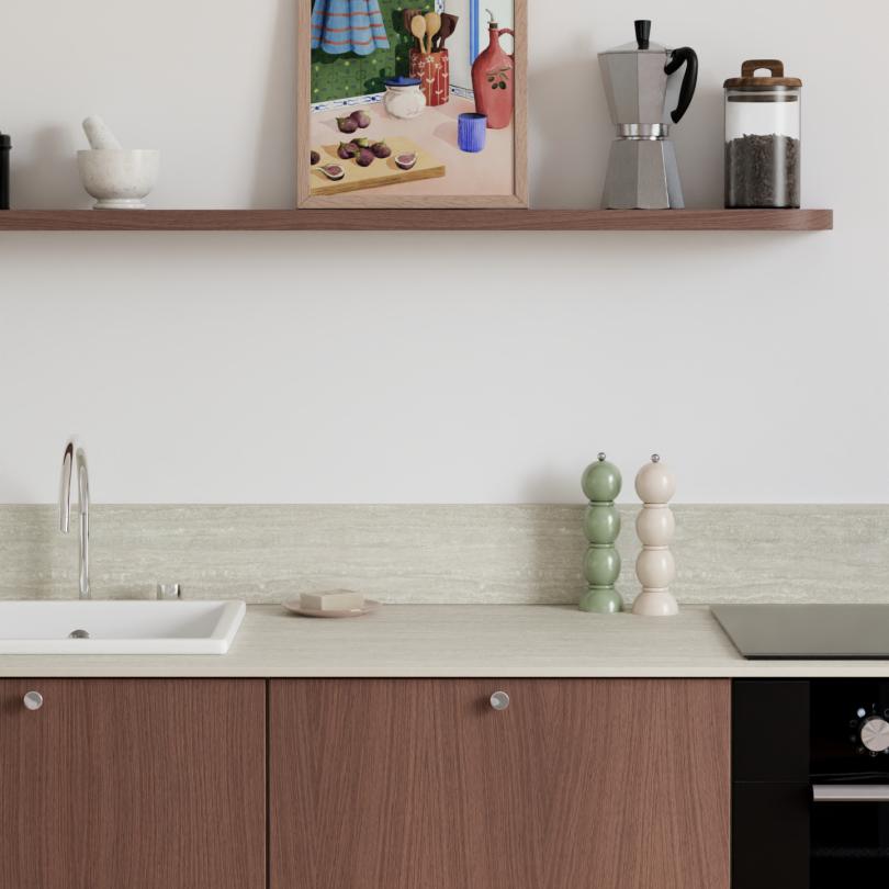 Backsplash Natural Travertine