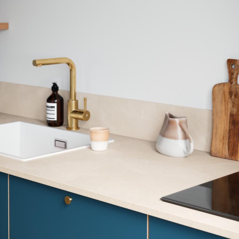 Worktop sample | Black Marble - Dune