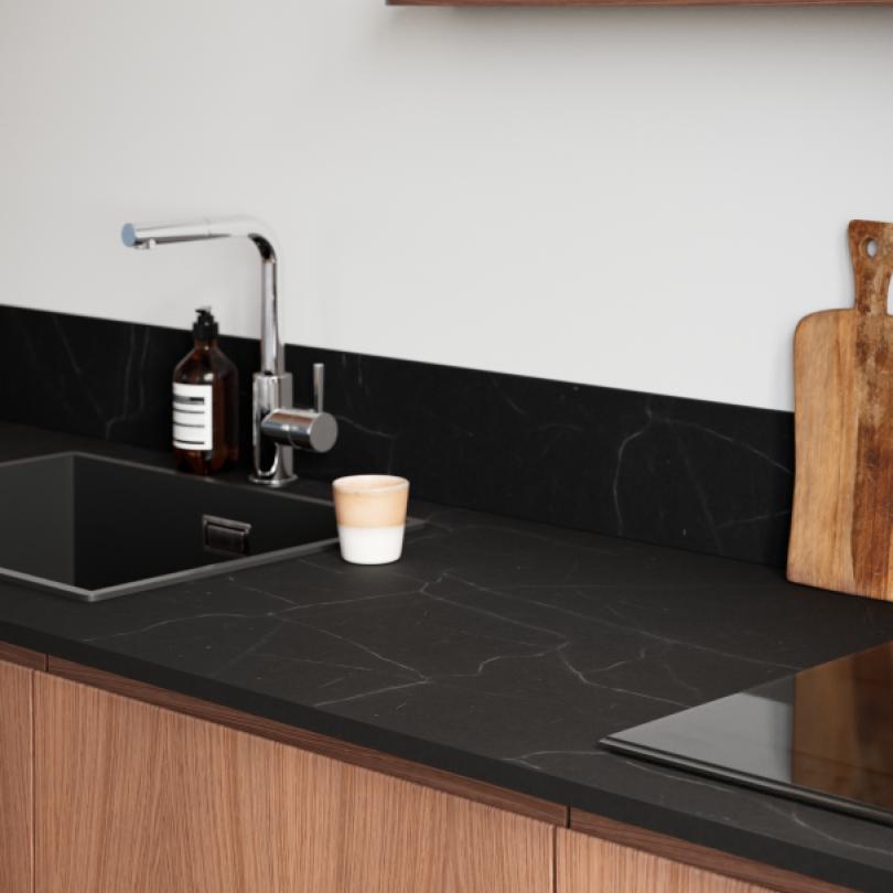 Arbeitsplatte Marmor Black