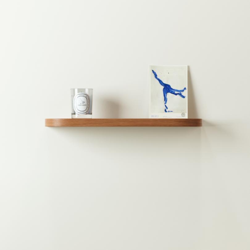 Double Curved floating shelf