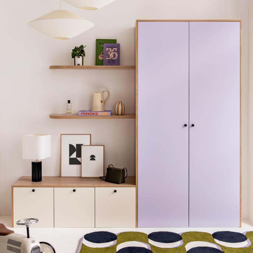 Peinture murale Lilas
