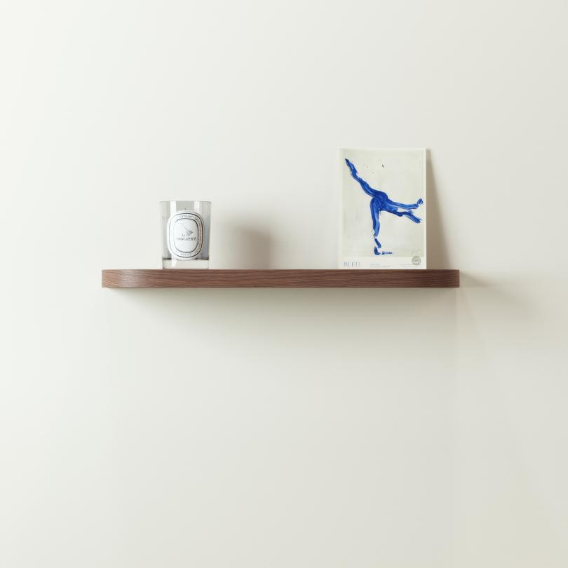 Double Curved floating shelf
