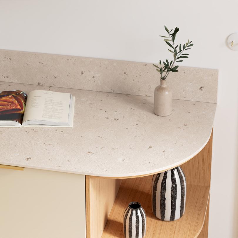Terrazzo Natur Curved