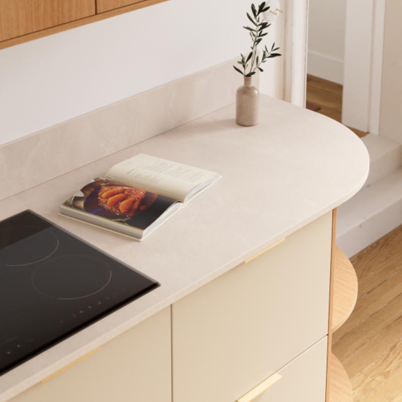 Worktop Curved Dune