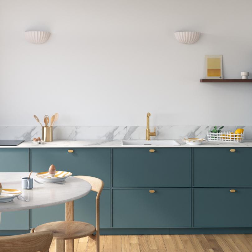 Square floating shelf