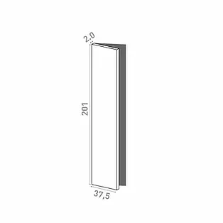 Door 37x201cm - left-hand hinges