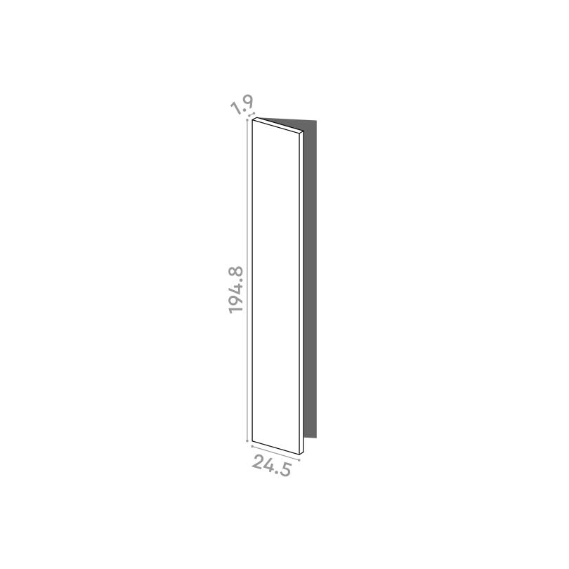 Porte 25x195cm - charnières à gauche