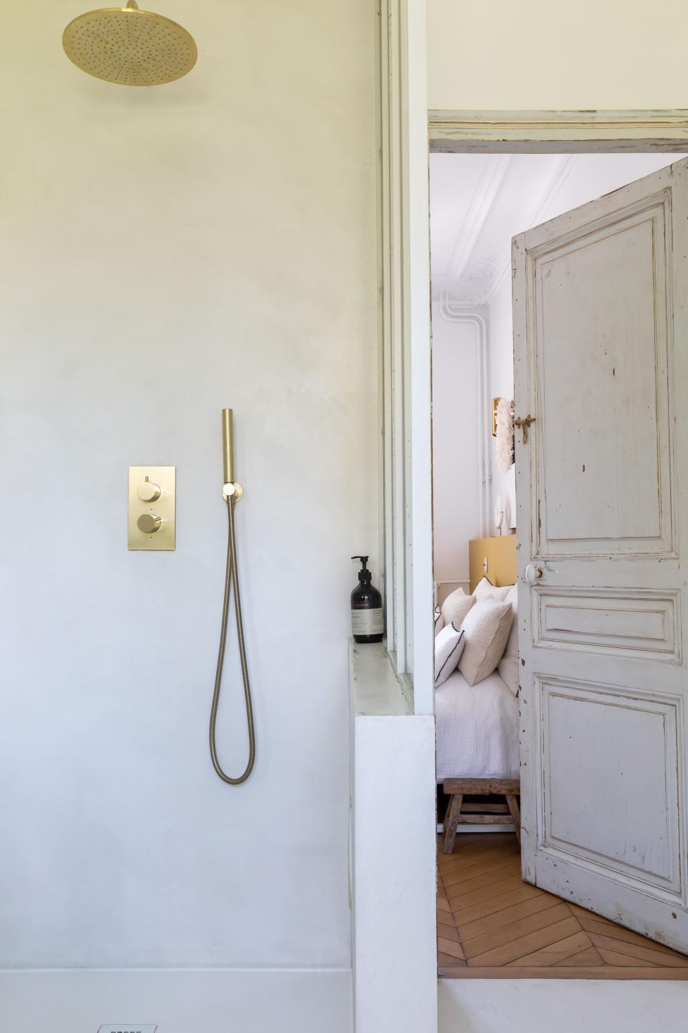 Salle de bain béton ciré