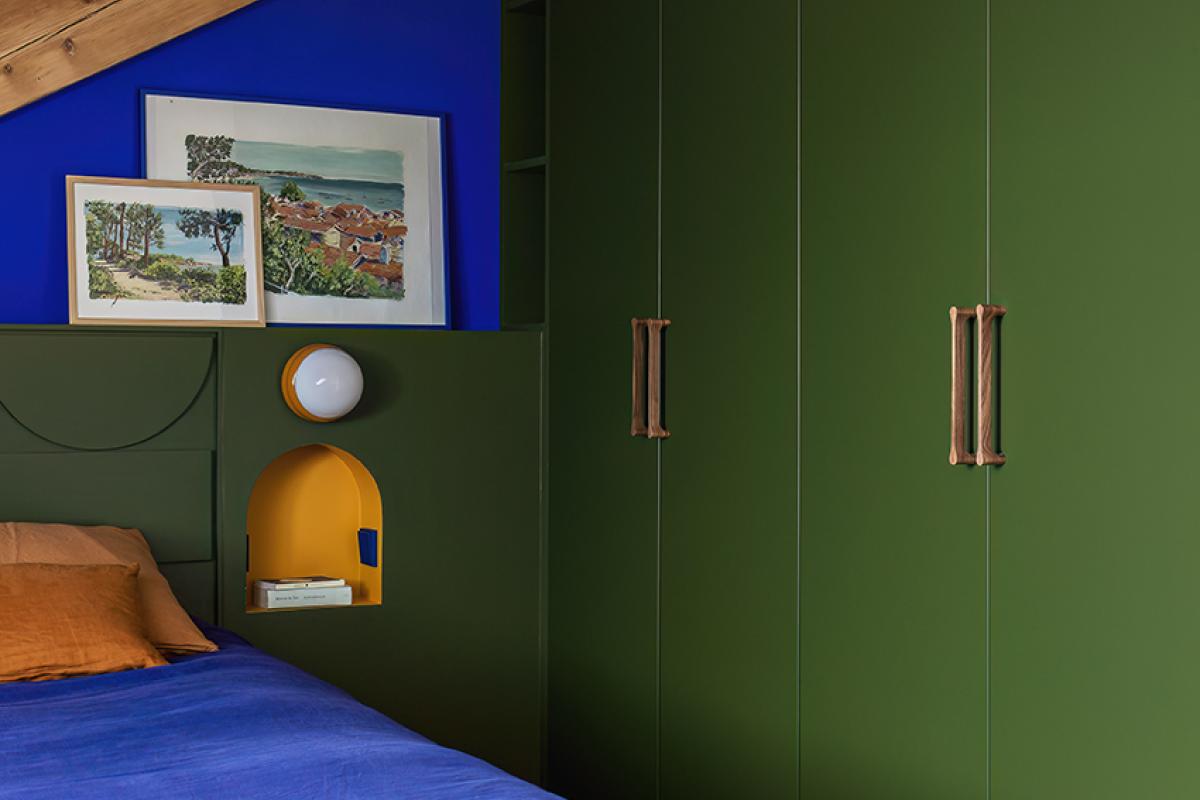 Peinture murale Olive