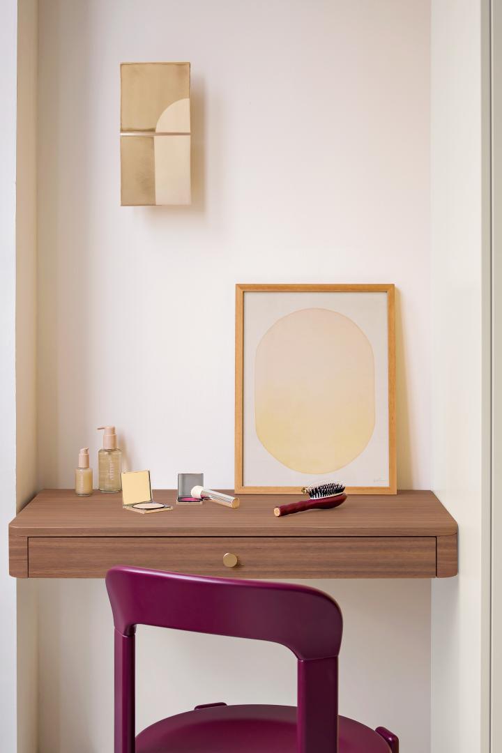 Plateau Vanity Noyer naturel