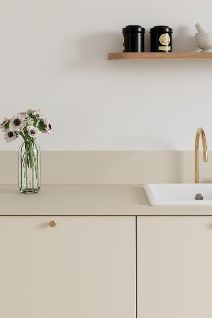 Muster Arbeitsplatten | Fenix Beige