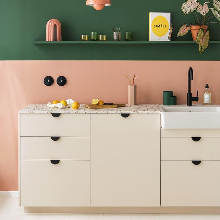 Peinture murale Blush