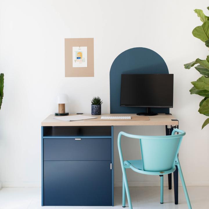 Peinture murale Bleu gris