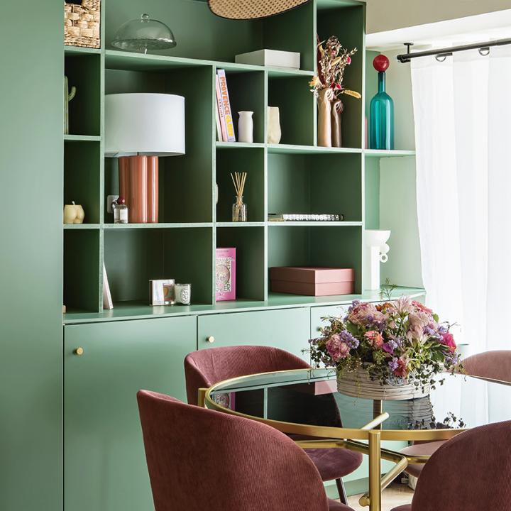 Peinture murale Vert de gris