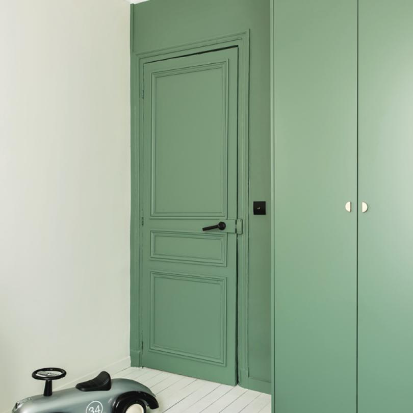 Peinture murale Vert de gris