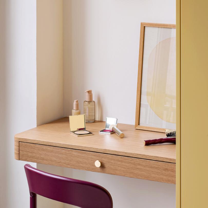 Plateau Vanity Chêne miel