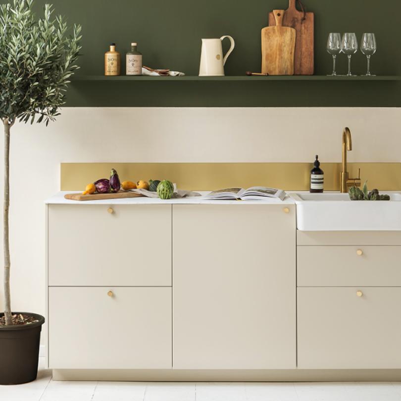 Peinture murale Olive