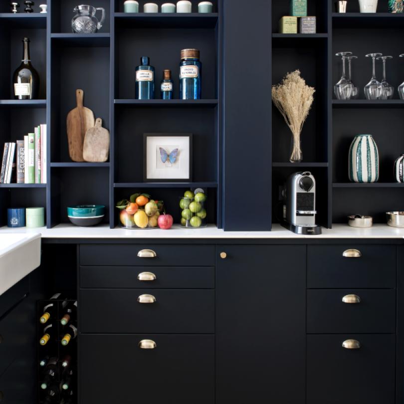 Peinture murale Bleu nuit