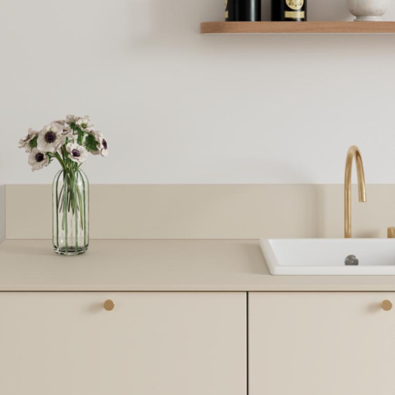 Muster Arbeitsplatten | Fenix Beige