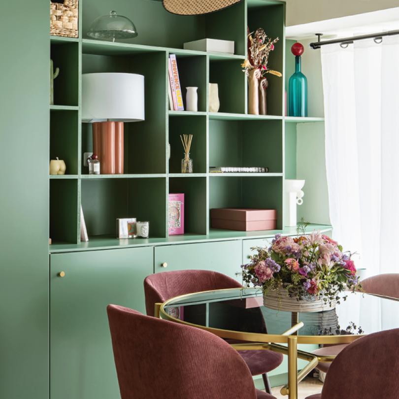 Peinture murale Vert de gris