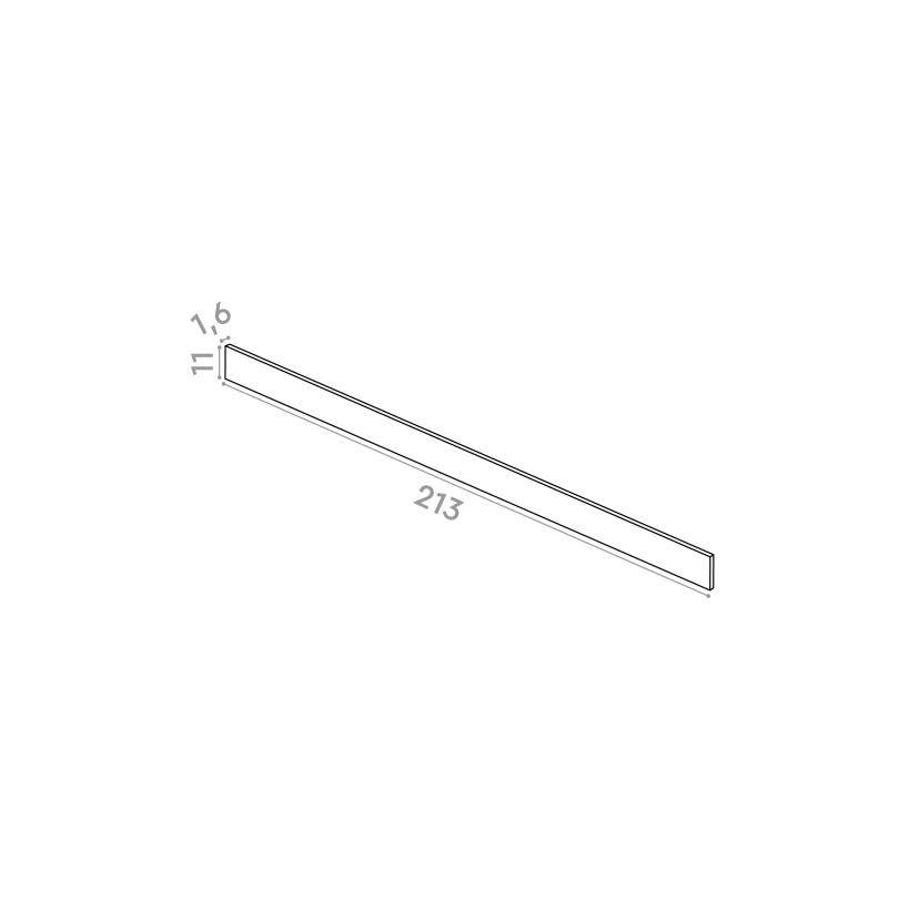 Plinthe 213x11cm